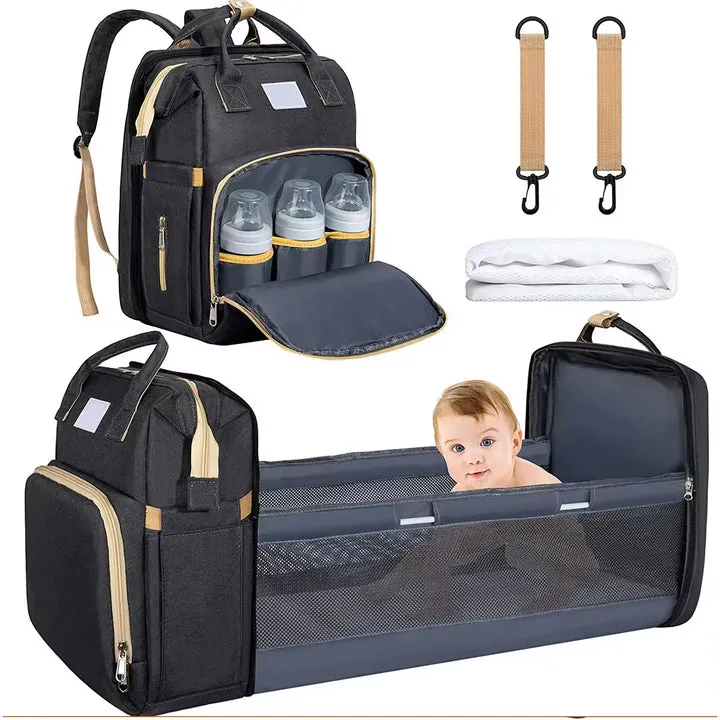 سرير أطفال عصري محمول قابل للطي مضاد للماء -  Modern Portable Foldable Waterproof Baby Bed