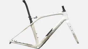2024 Specialized S-Works Diverge STR Frameset - Gloss Dune / White Birch / Pearl
