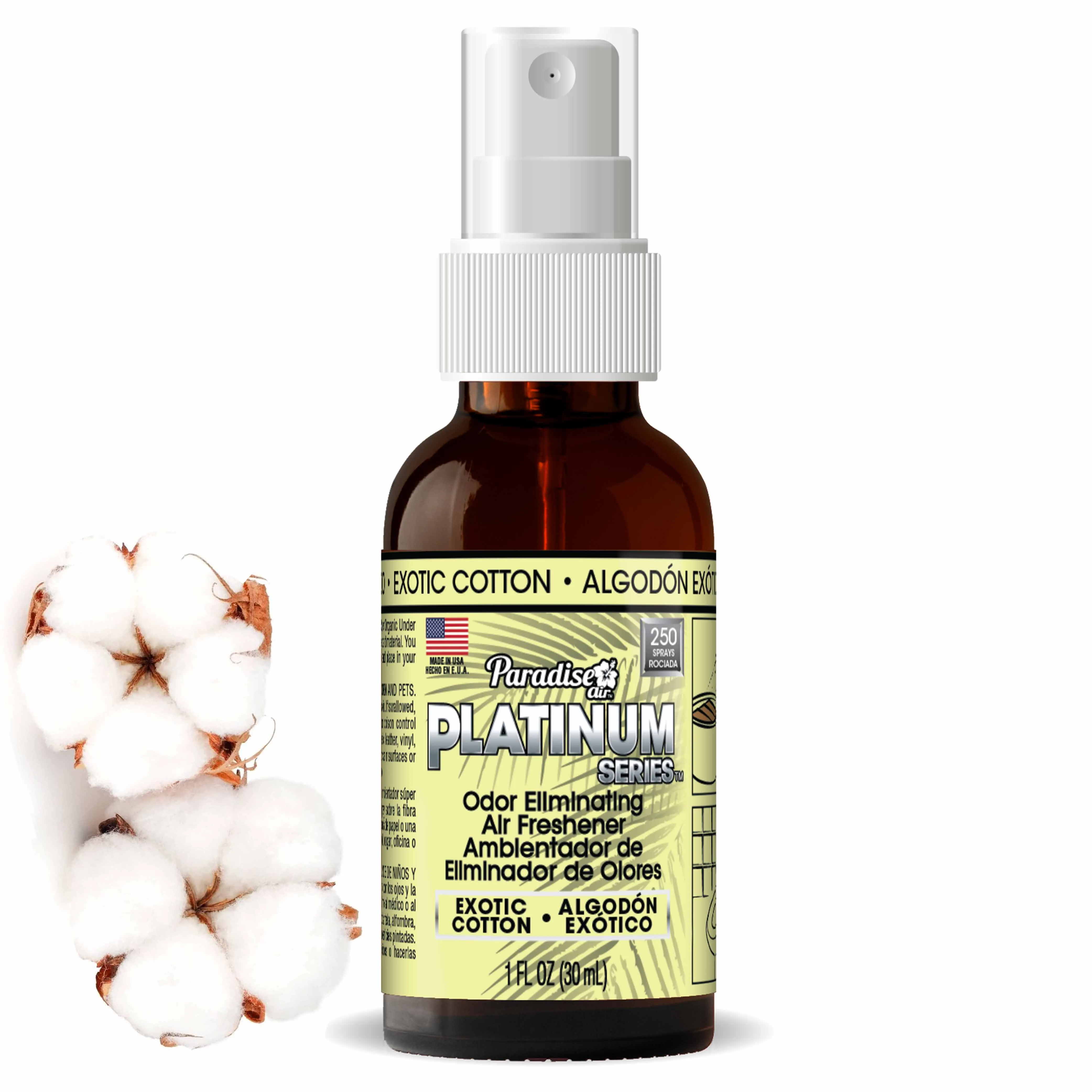 Air Freshener Concentrate Spray Bathroom Cotton Scent Odor Eliminate Car Office