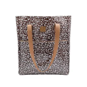 Campus Tote - African Footprint White
