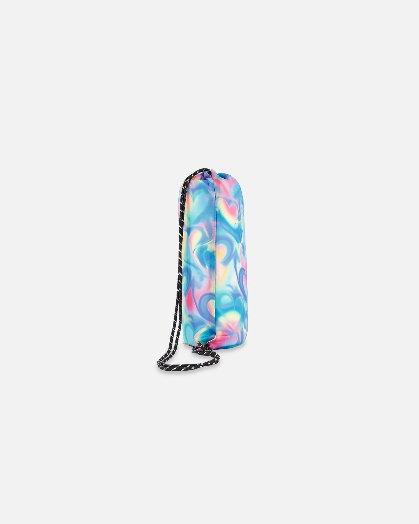 Drawstring Bag Rainbow Heart Print