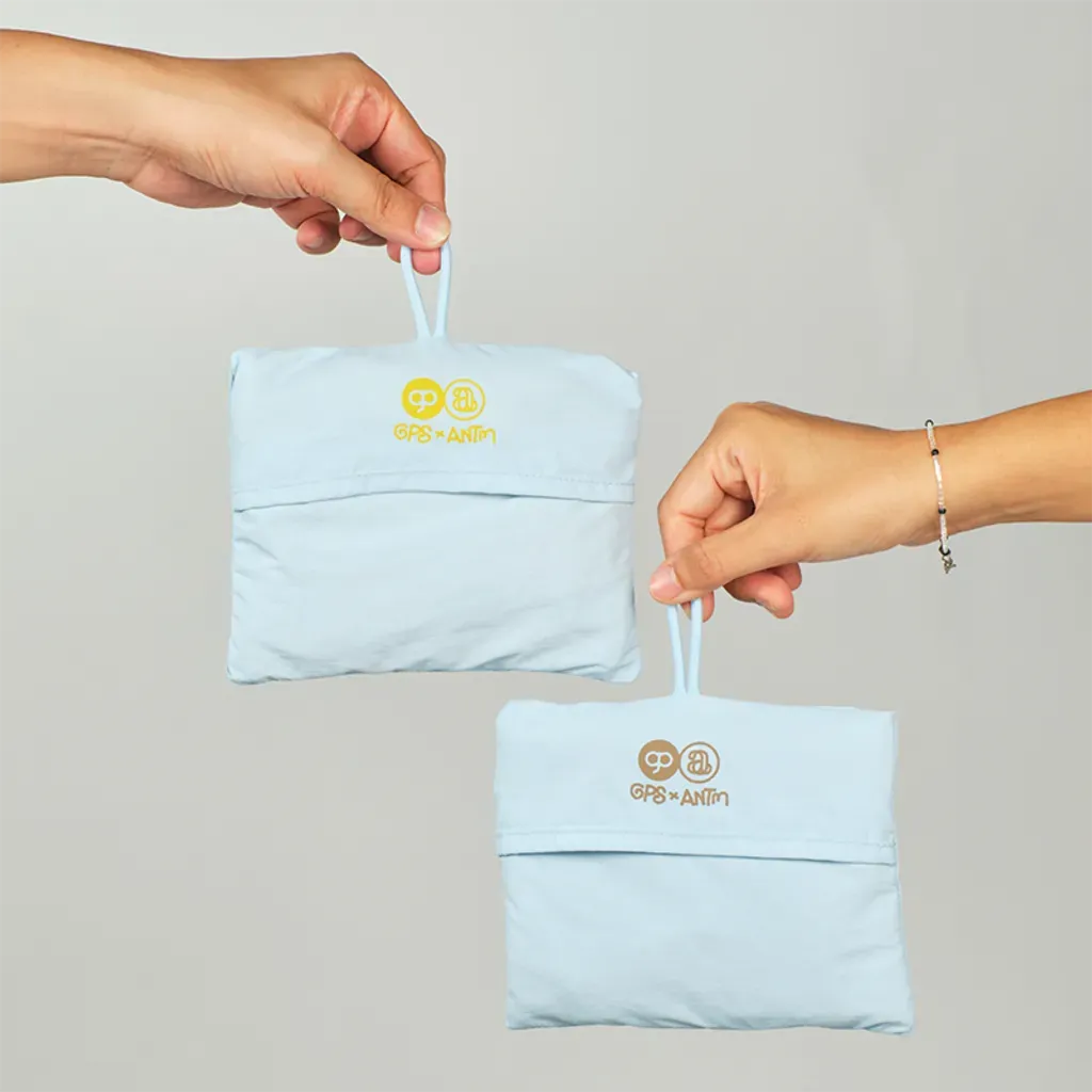 GOODPAIR SOCKS | WAWW LIPATO | Khaki | Pocketable Embroidery Drawstring Bag