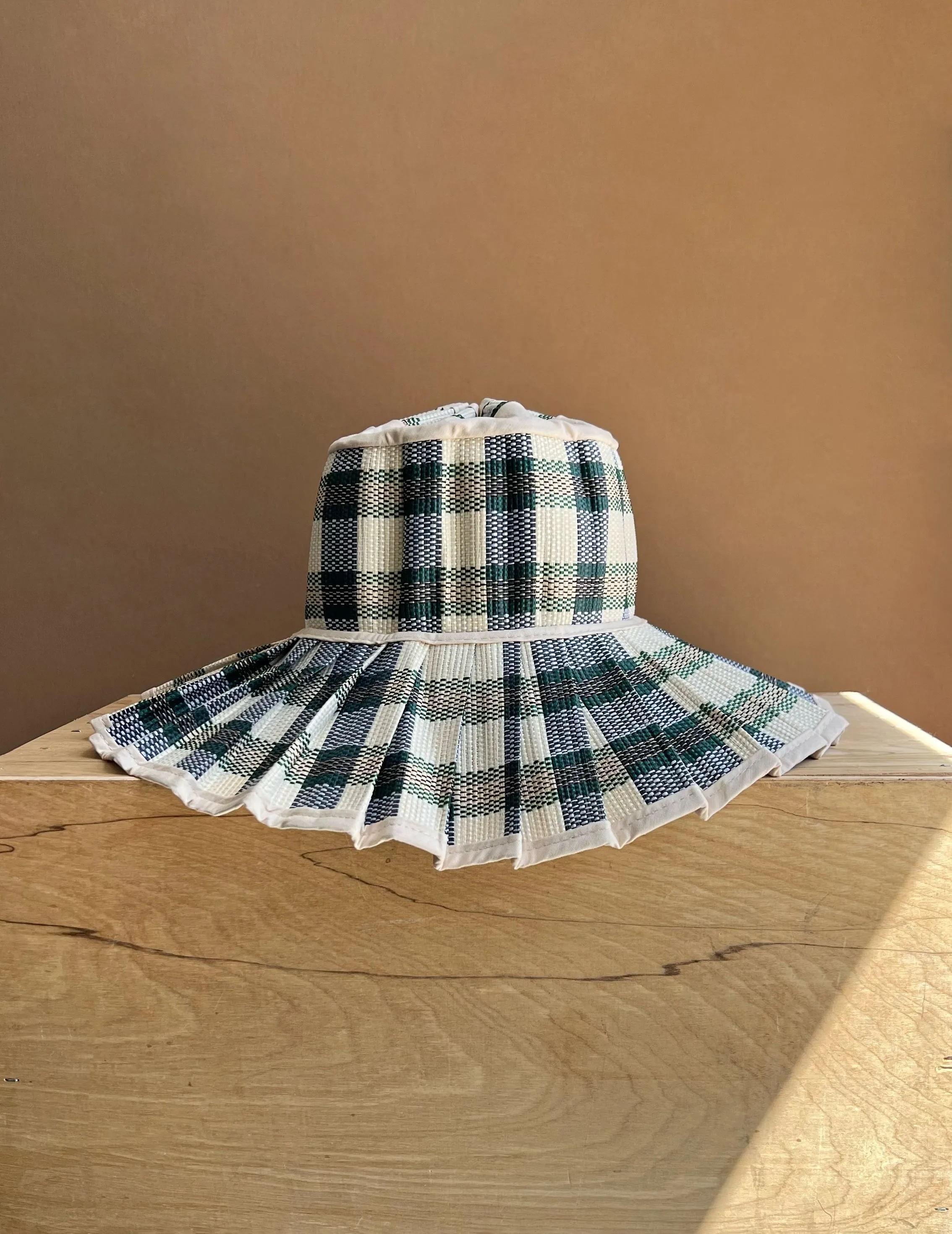 Maisie Foldable Pleated Straw Sunhat