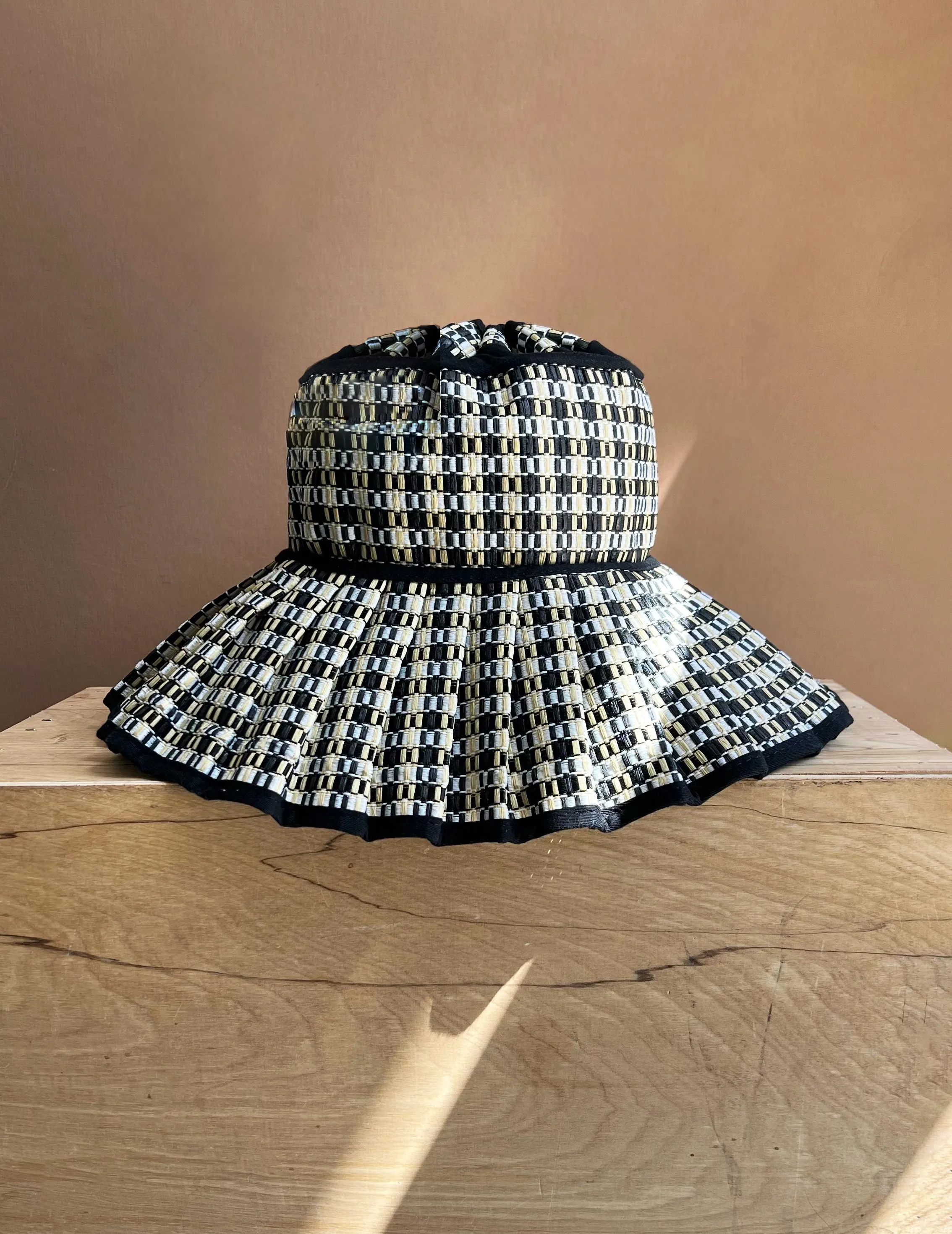 Maisie Foldable Pleated Straw Sunhat