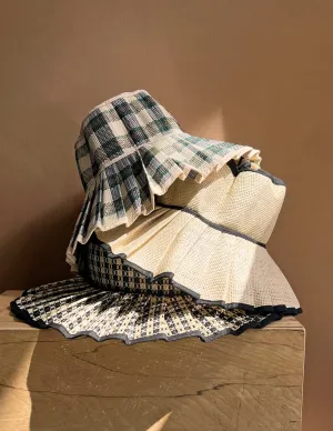 Maisie Foldable Pleated Straw Sunhat