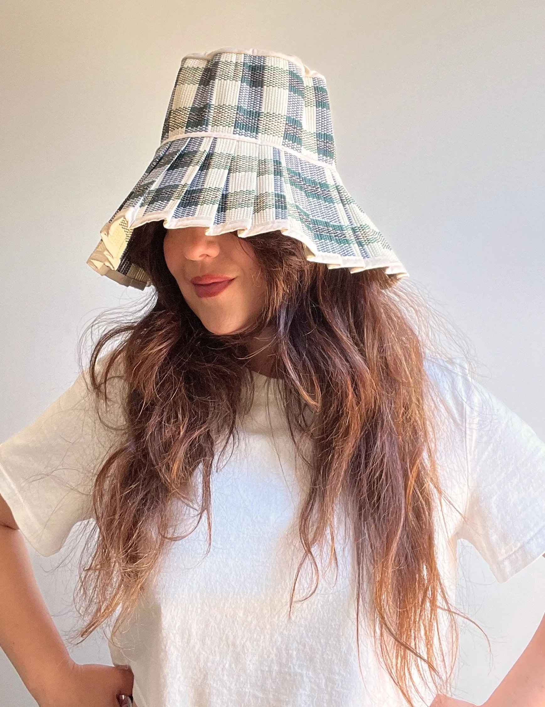 Maisie Foldable Pleated Straw Sunhat