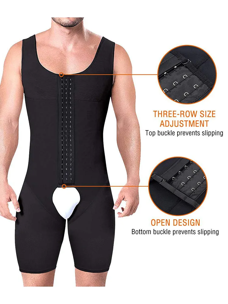 Men Shapewear Tummy Control Slimming Bodysuit