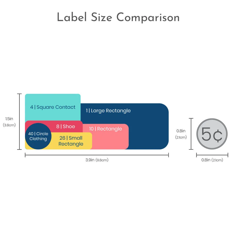 Mermaid Pattern School Labels Pack