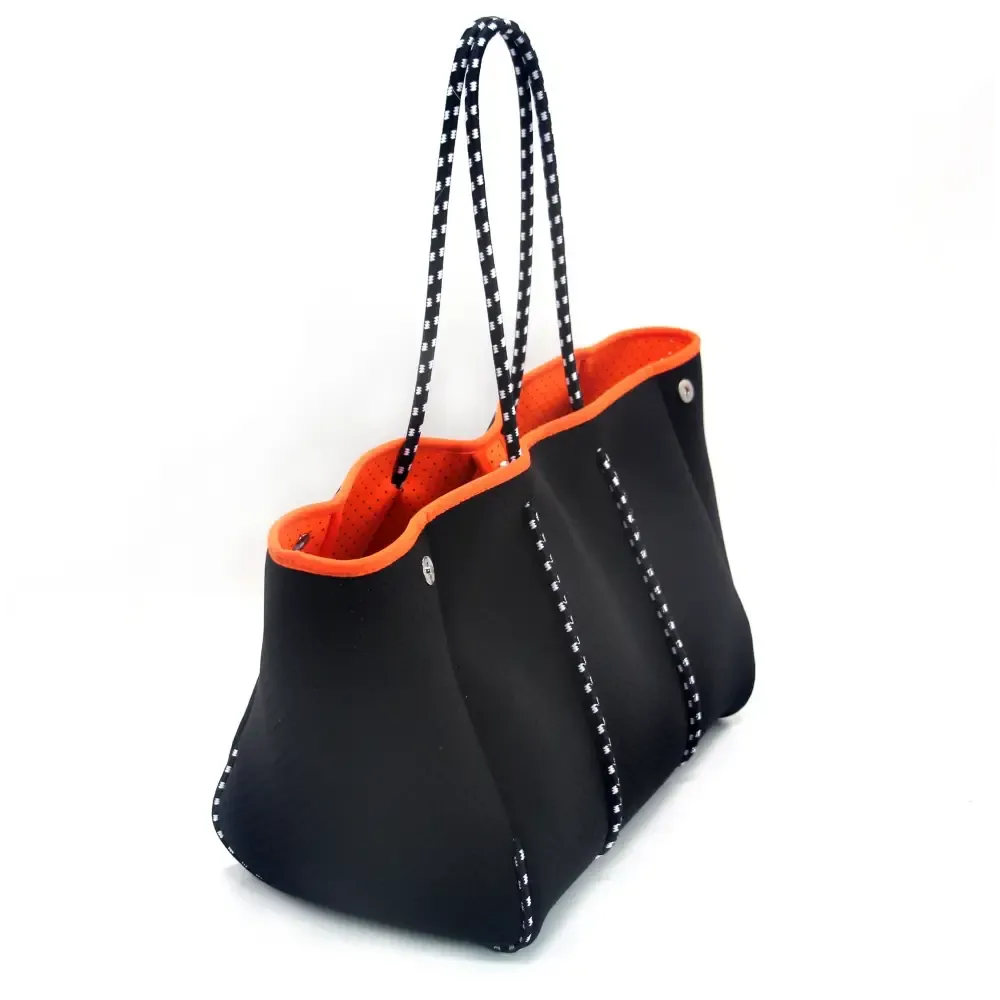 Neoprene Tote Bag  Womens Multipurpose Handbag with Matching Purse
