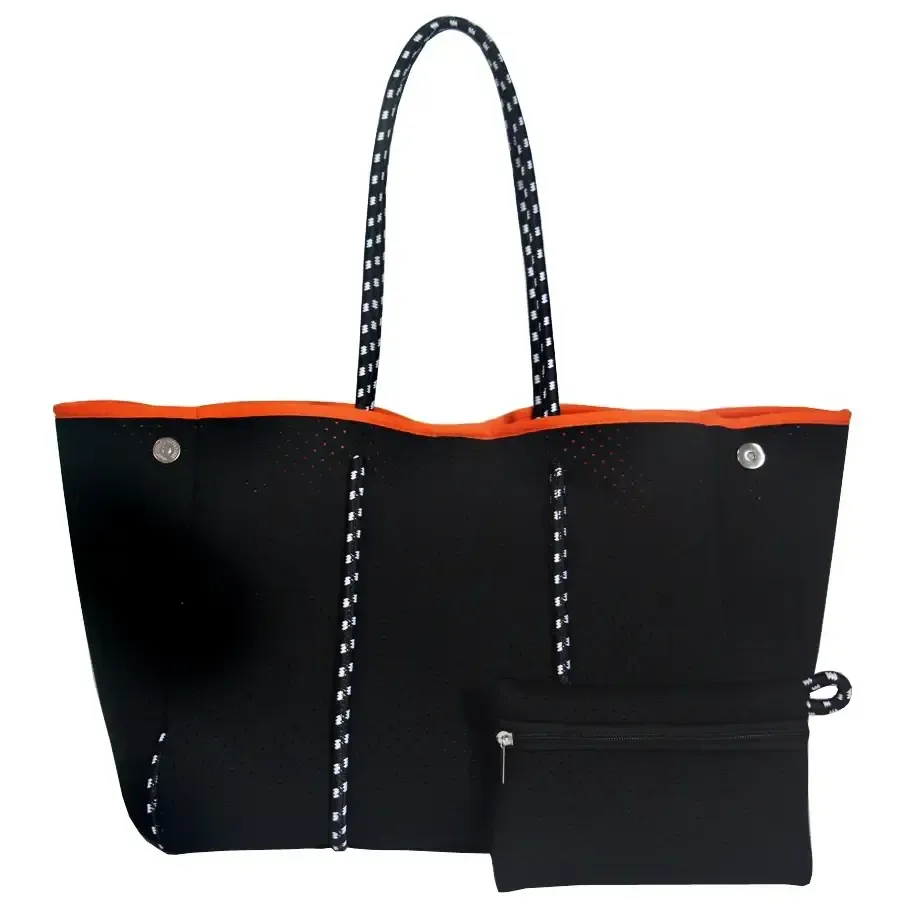 Neoprene Tote Bag  Womens Multipurpose Handbag with Matching Purse