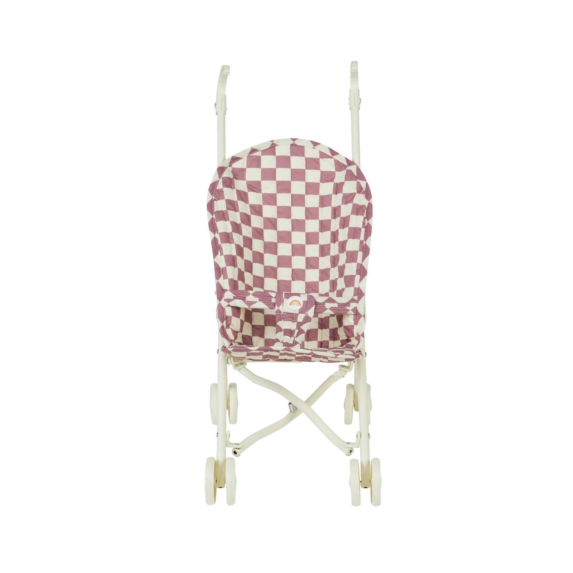 Olli Ella Sollie Stroller - Plum Check