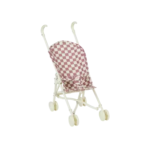 Olli Ella Sollie Stroller - Plum Check