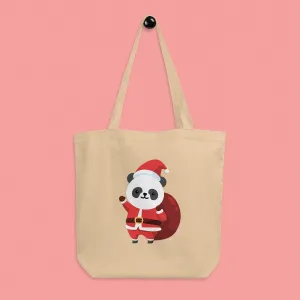 Panda Santa Tote Bag