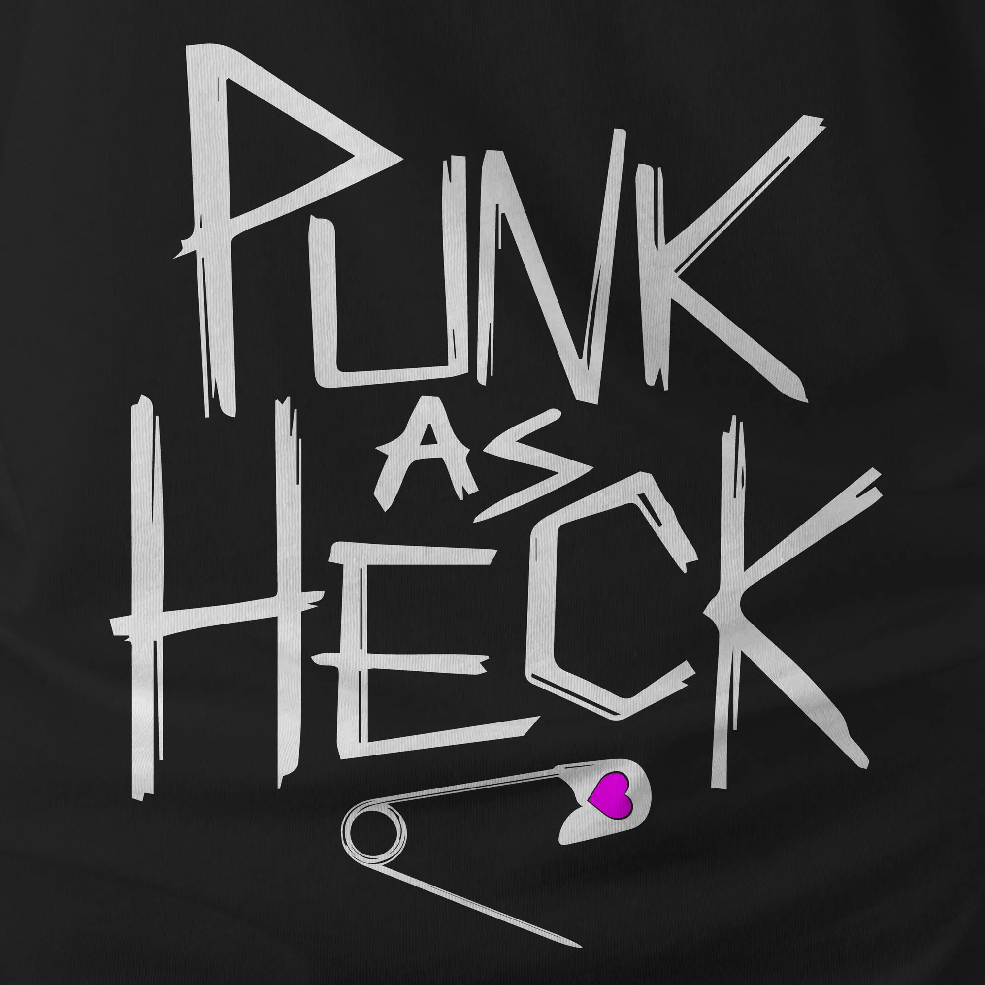 PUNK AS HECK - Open Safety Pin - Tote Bag