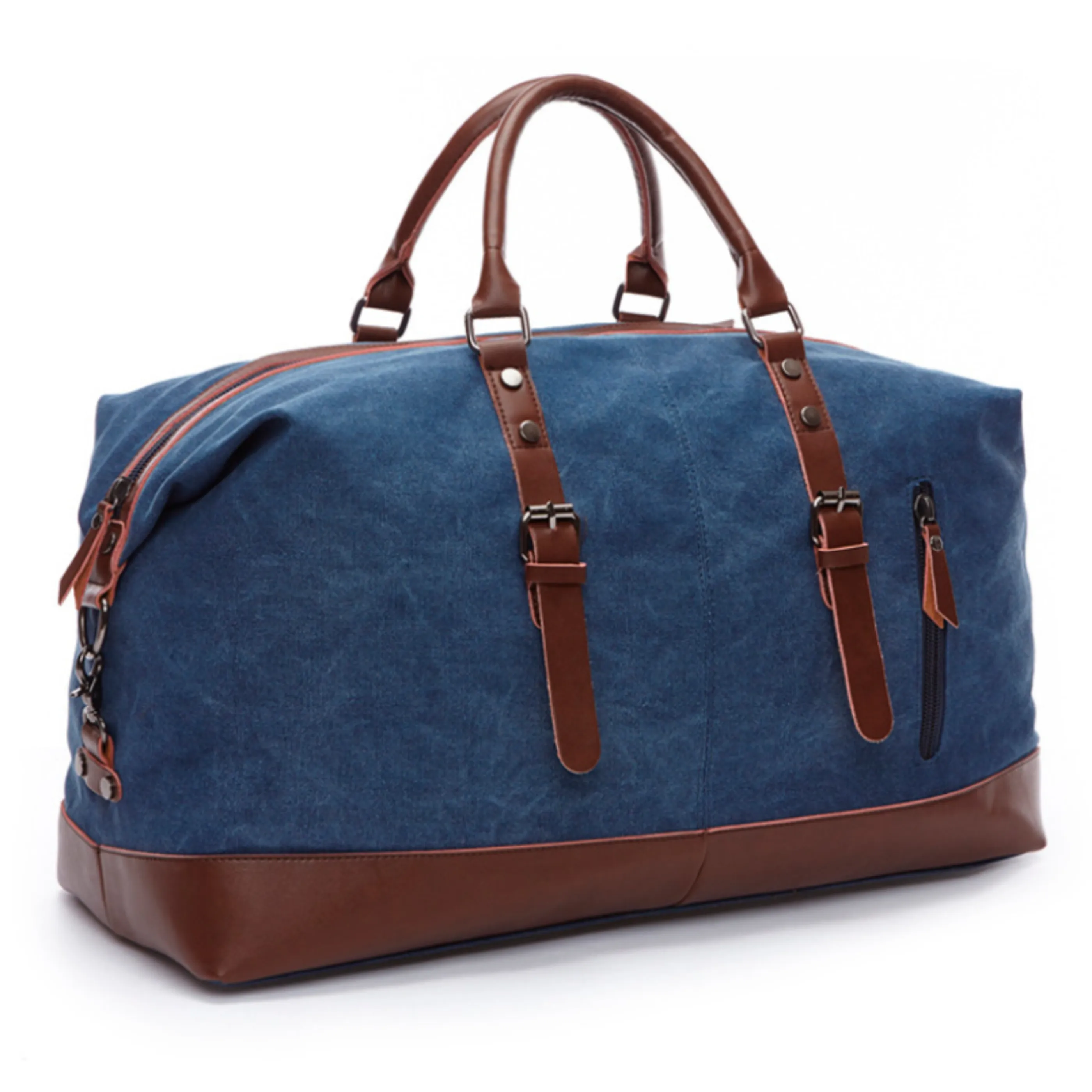 Retro canvas tote bag unisex travel bag  large capacity