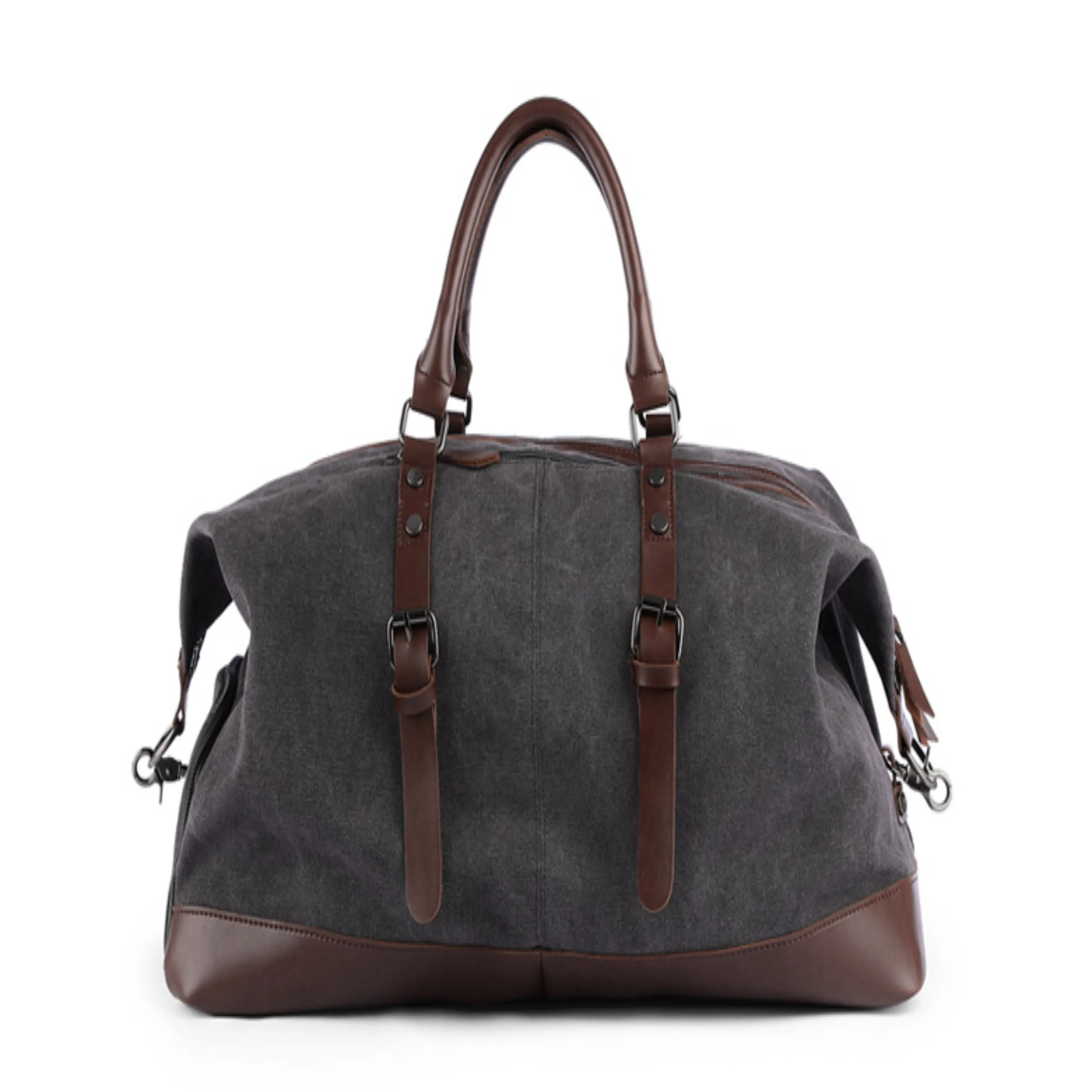 Retro canvas tote bag unisex travel bag  large capacity
