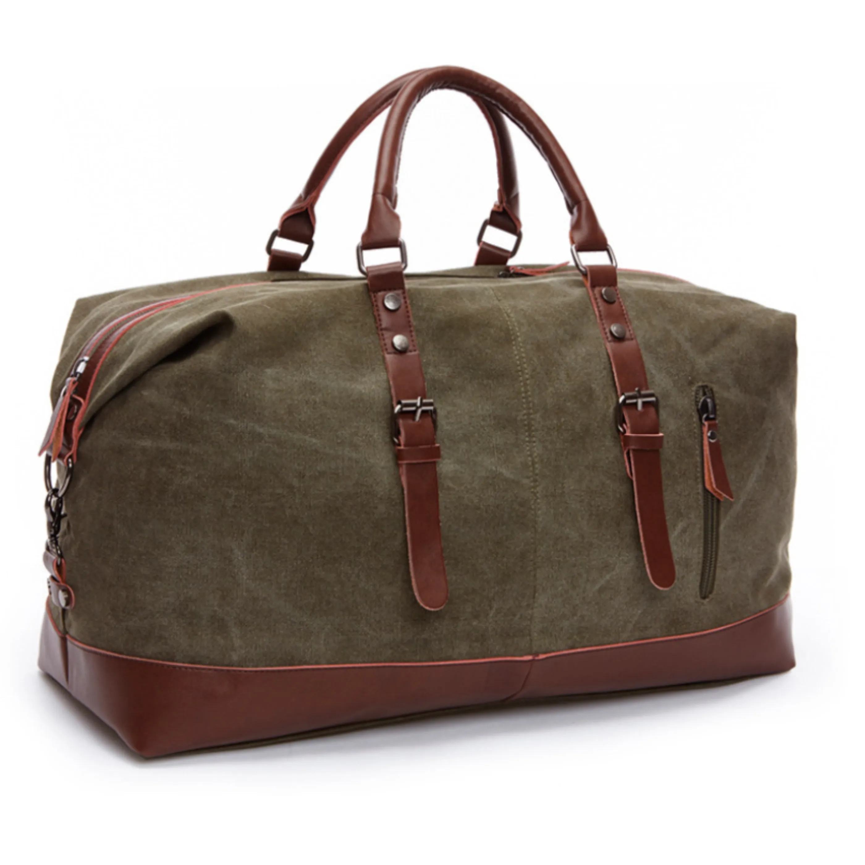 Retro canvas tote bag unisex travel bag  large capacity