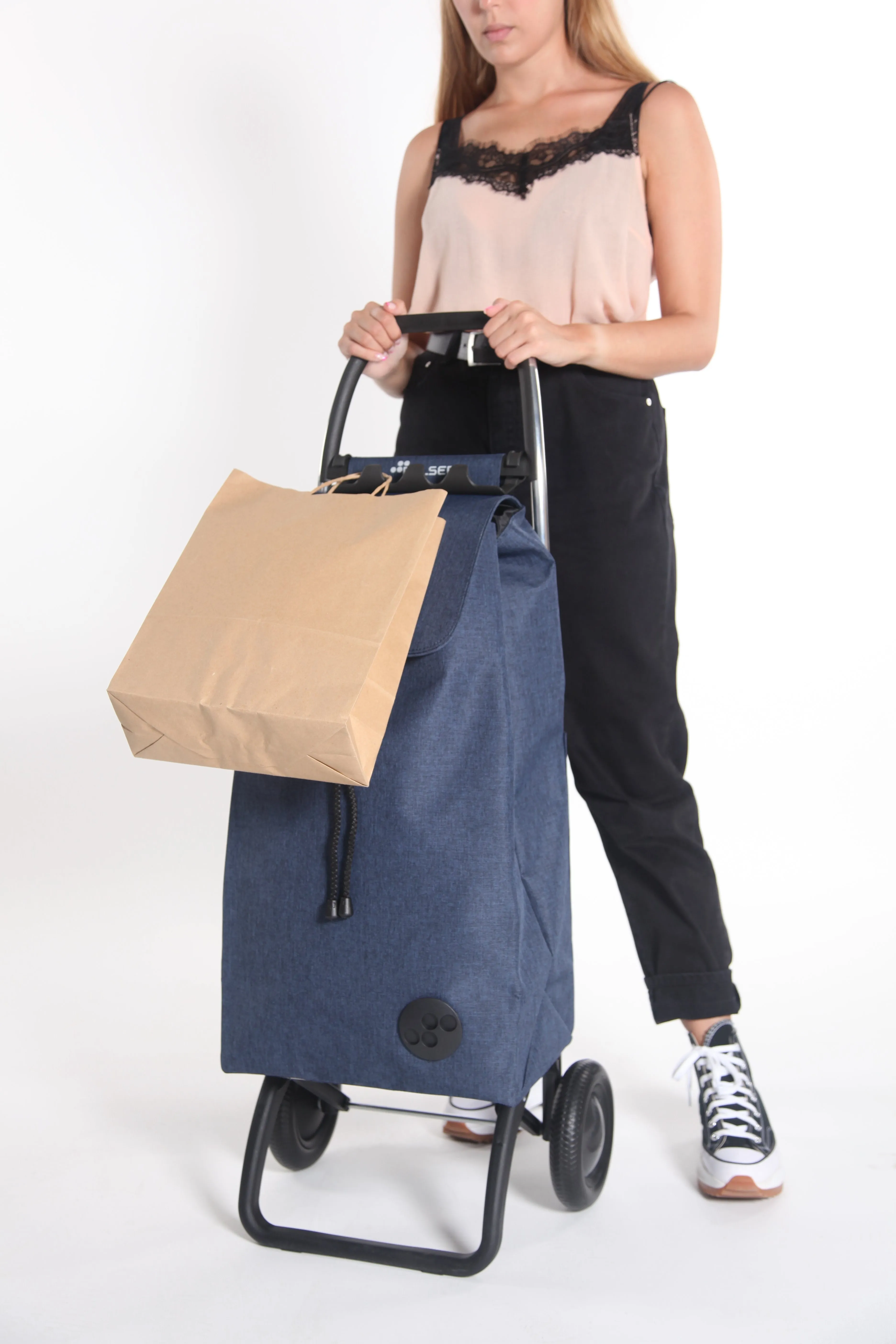 Rolser I-Max MF 4 Wheel 2 Swiveling Foldable Shopping Trolley