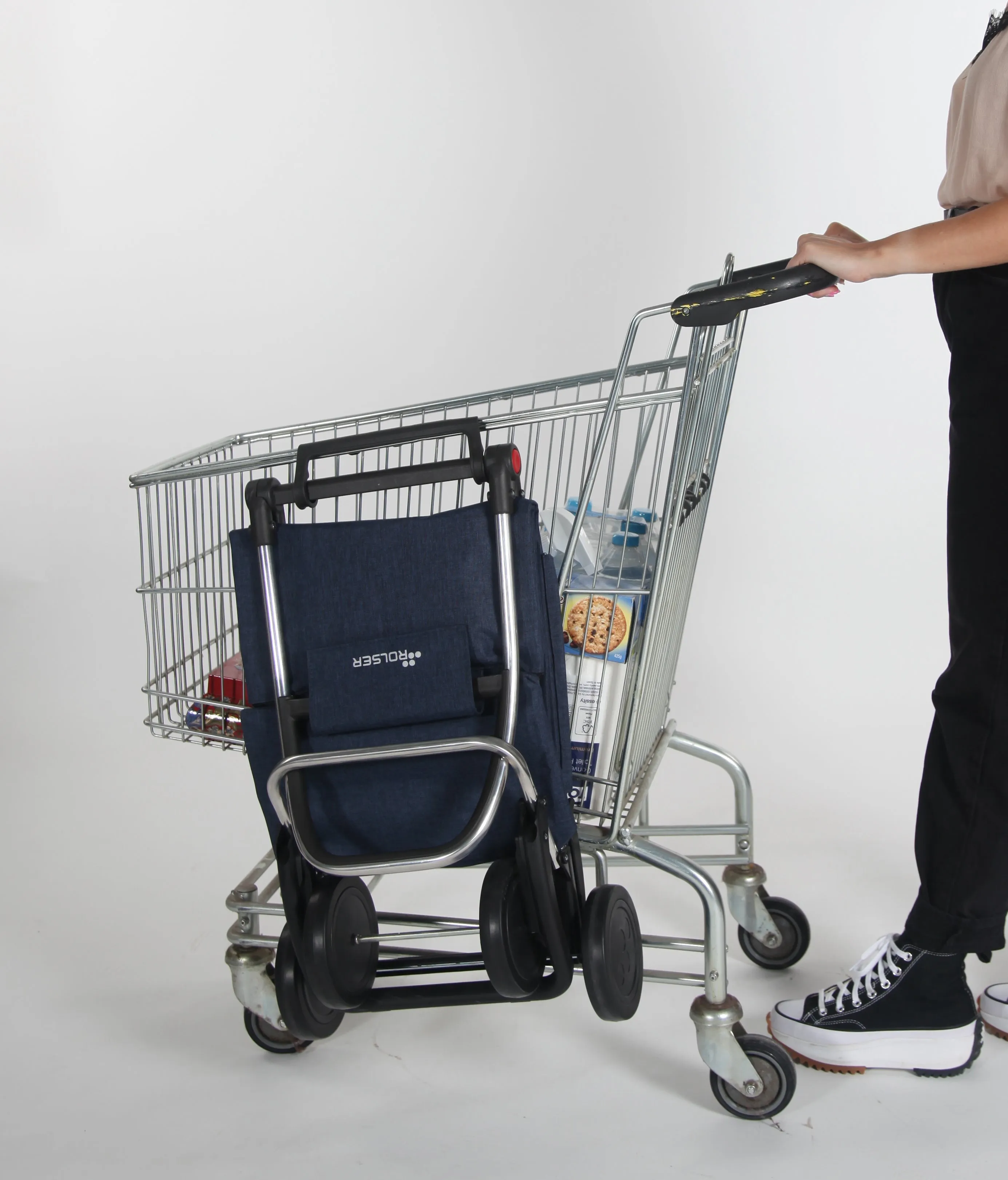 Rolser I-Max MF 4 Wheel 2 Swiveling Foldable Shopping Trolley