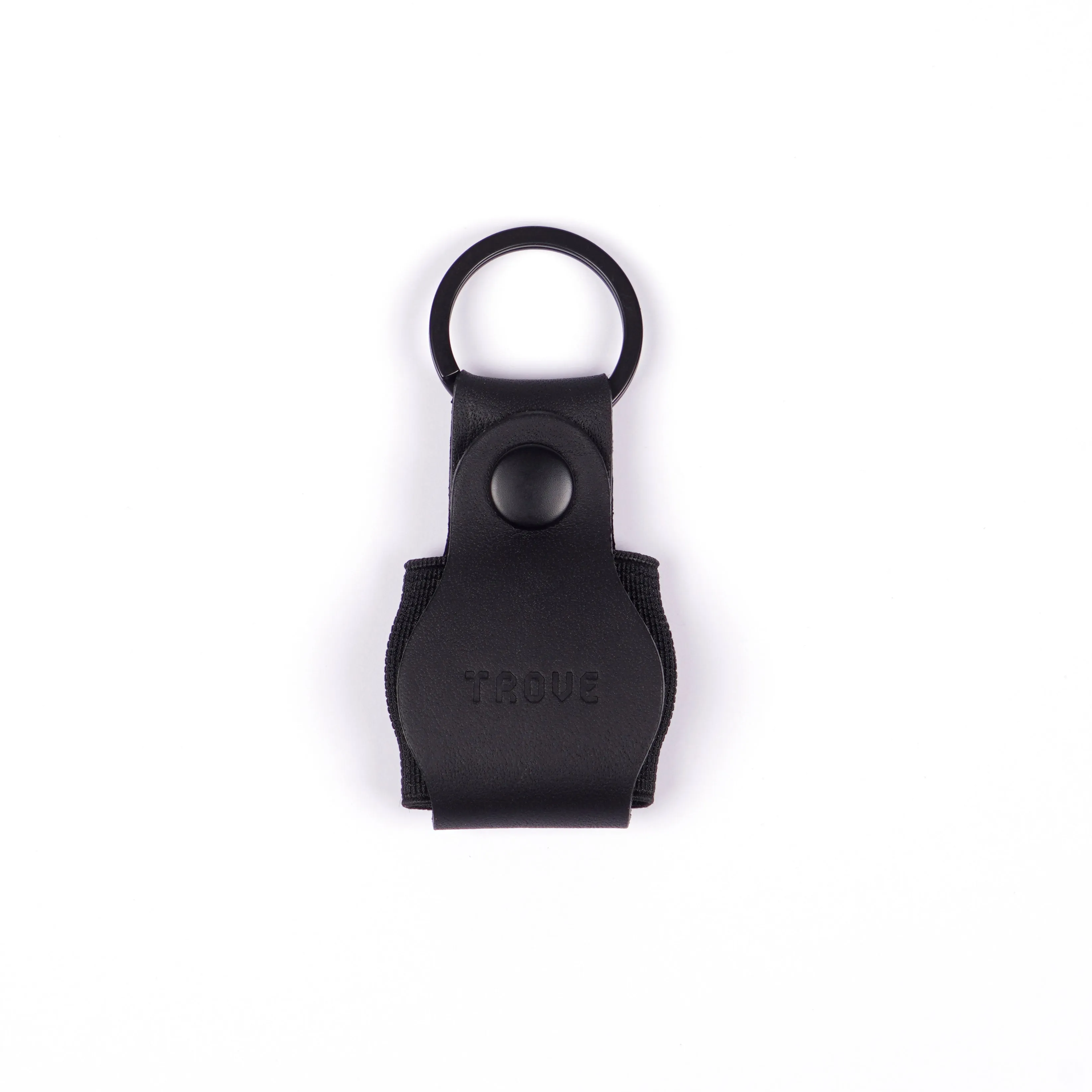 TROVE Tag Tote: Black Leather