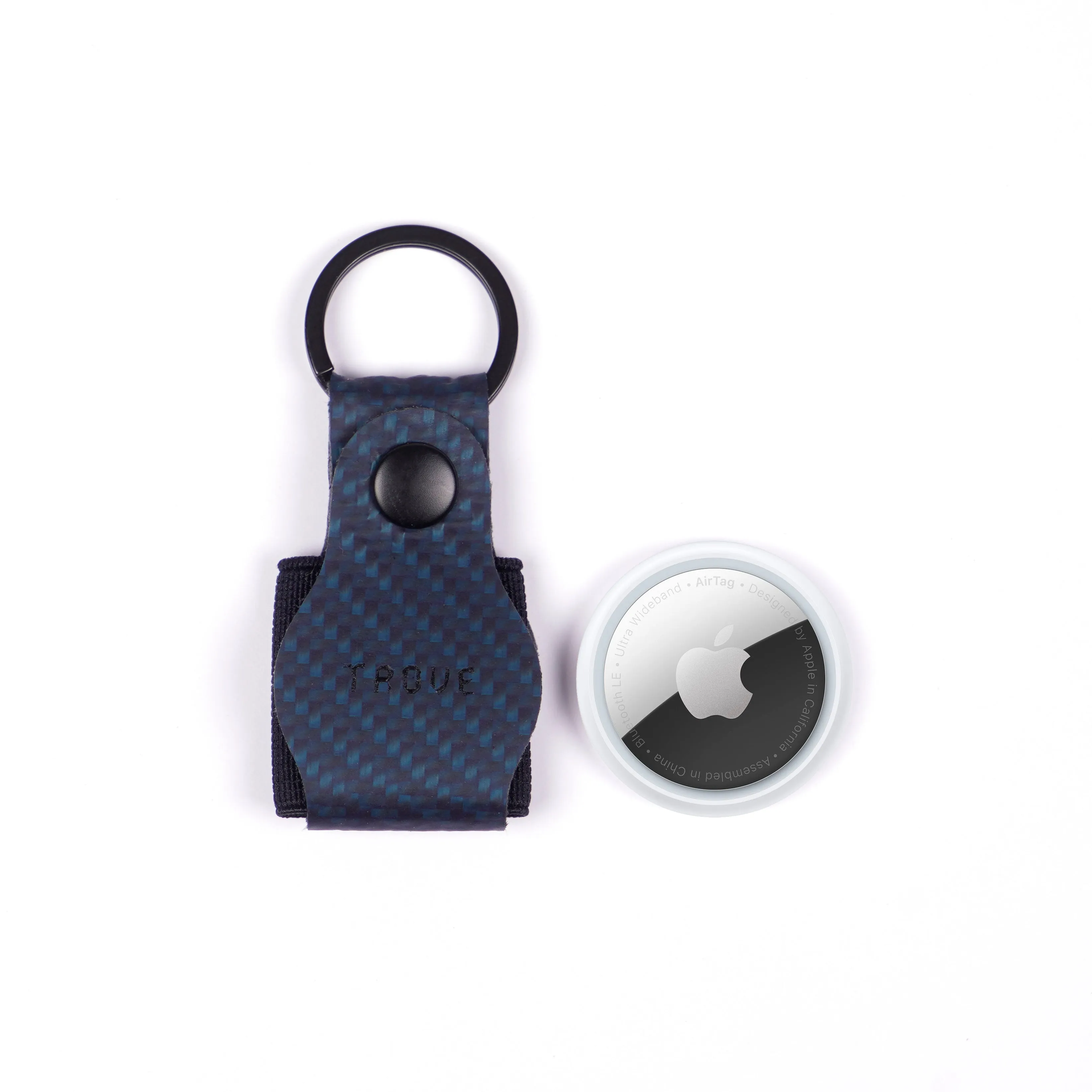 TROVE Tag Tote: Blue Carbon Fibre