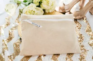 Wander and Perch Swimsuit Wet Bag - Champagne Gold