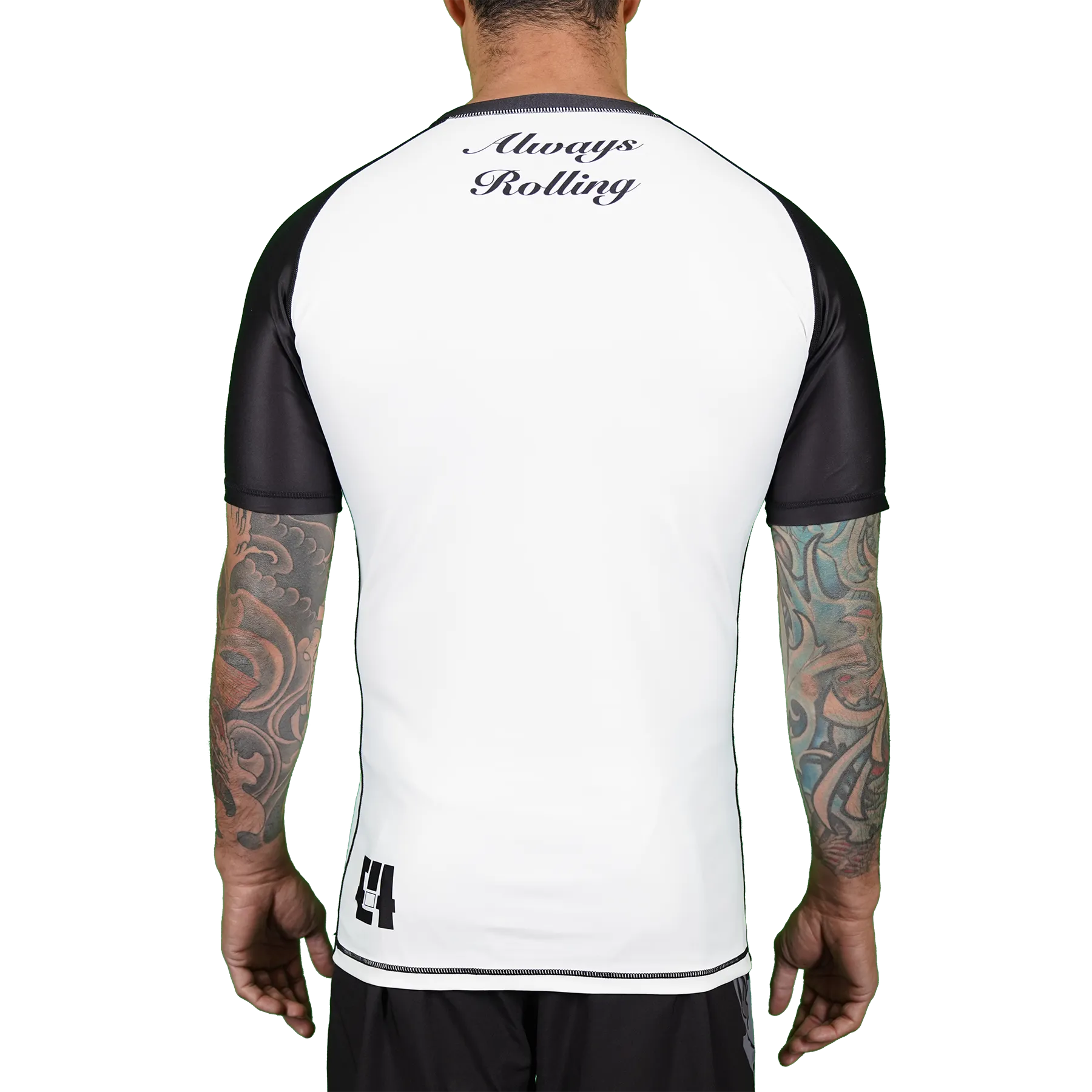 Zig-Zag Short Sleeve Rash Guard